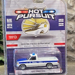 Skala 1/64 Ford F-250 95' "Hot Pursuit" från Greenlight