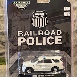 Skala 1/64 Dodge Durango 2019 Railroad Police "Hot Pursuit" från Greenlight