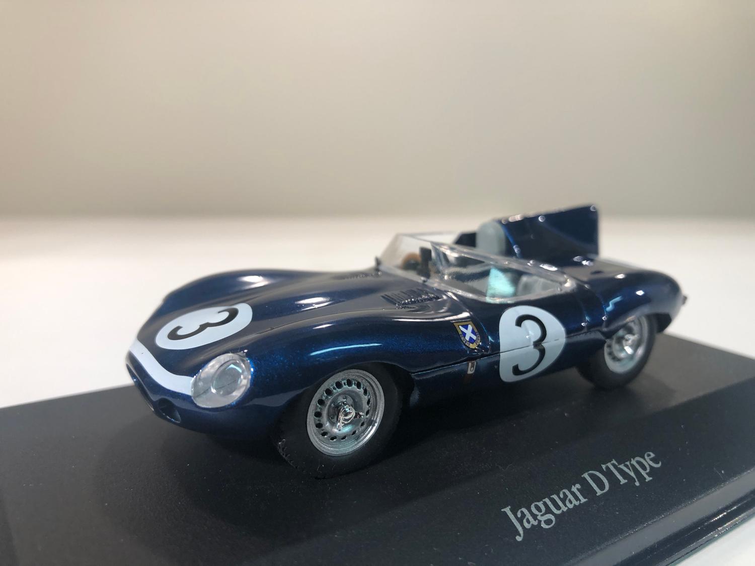 Skala 1/43 Jaguar D-type #3 från IXO models / Atlas