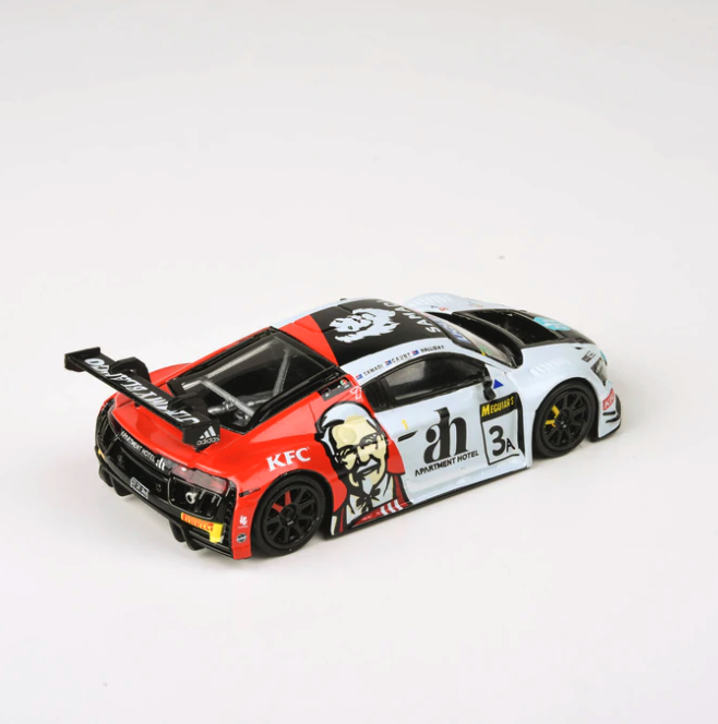 Skala 1/64 Audi R8 LMS 2017' Bathurst Team " KFC" fr Para 64