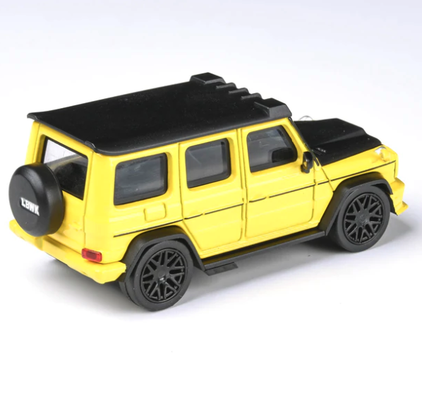 Skala 1/64 Mycket exklusiv Mercedes-AMG G 63 Gul "LBWK" fr Para 64