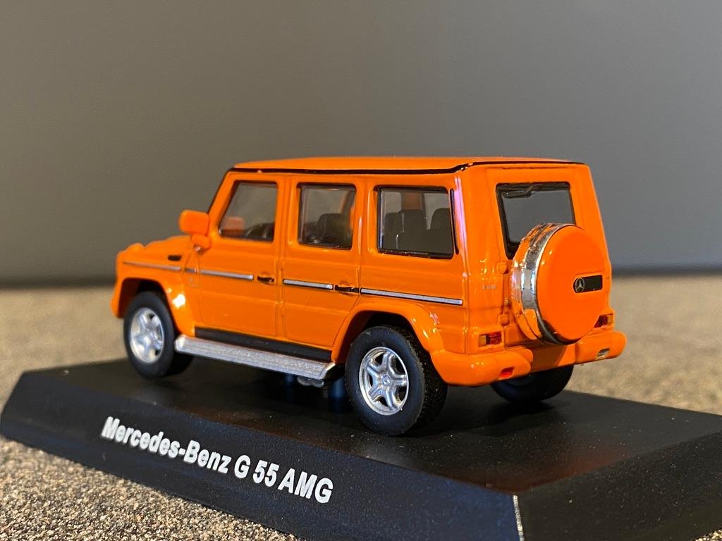 Skala 1/64 Mercedes-Benz G55 AMG, Orange fr KYOSHO