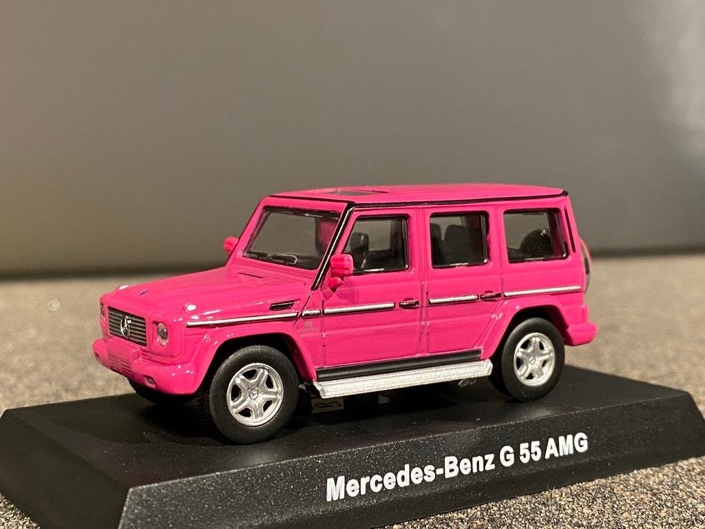 Skala 1/64 Mercedes-Benz G55 AMG, Rosa fr KYOSHO