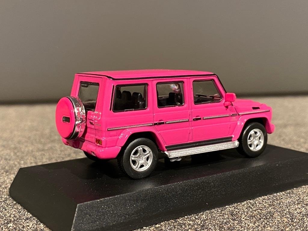 Skala 1/64 Mercedes-Benz G55 AMG, Rosa fr KYOSHO