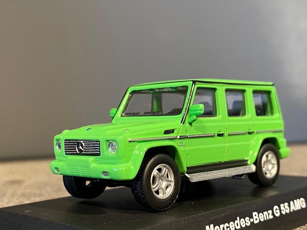 Skala 1/64 Mercedes-Benz G55 AMG, Grön fr KYOSHO