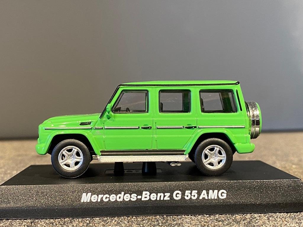 Skala 1/64 Mercedes-Benz G55 AMG, Grön fr KYOSHO