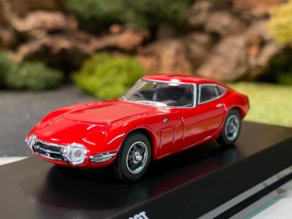 Skala 1/64 Toyota 2000 GT, Röd fr KYOSHO