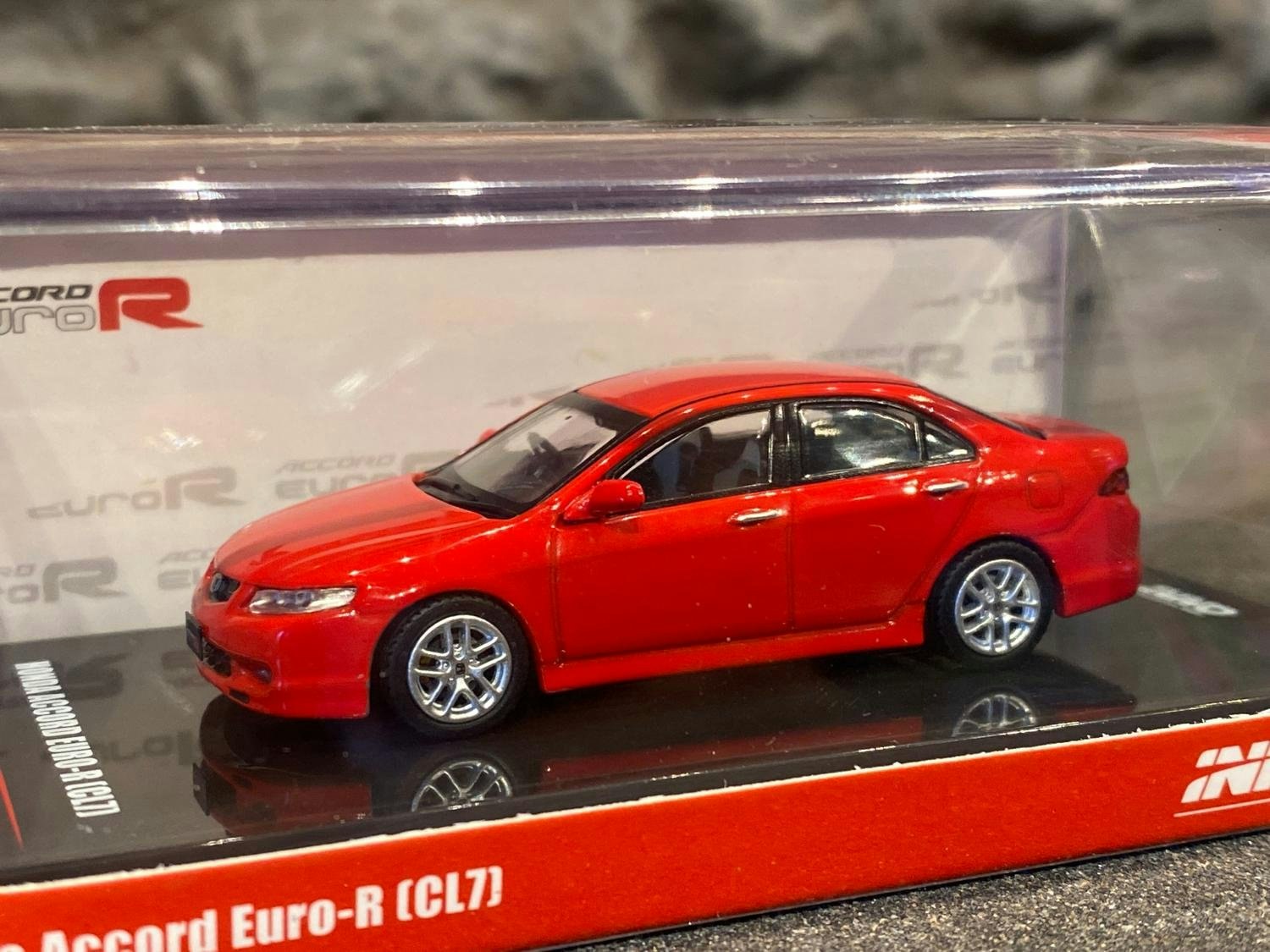 Skala 1/64 Honda Accord Euro-R (CL7) Röd fr Inno64