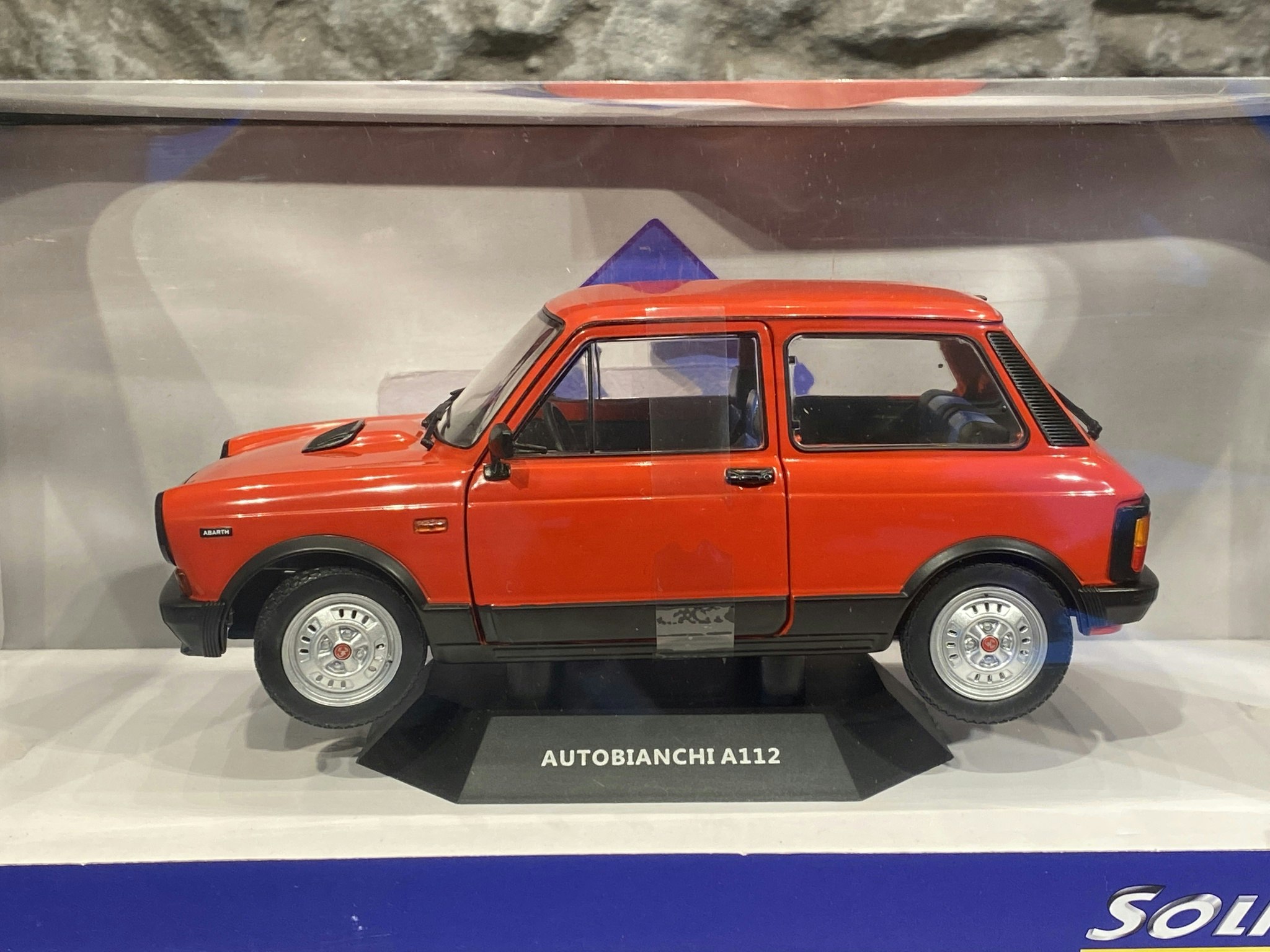 Skala 1/18 Autobianchi A112 MK.5 Abarth 1980 fr Solido