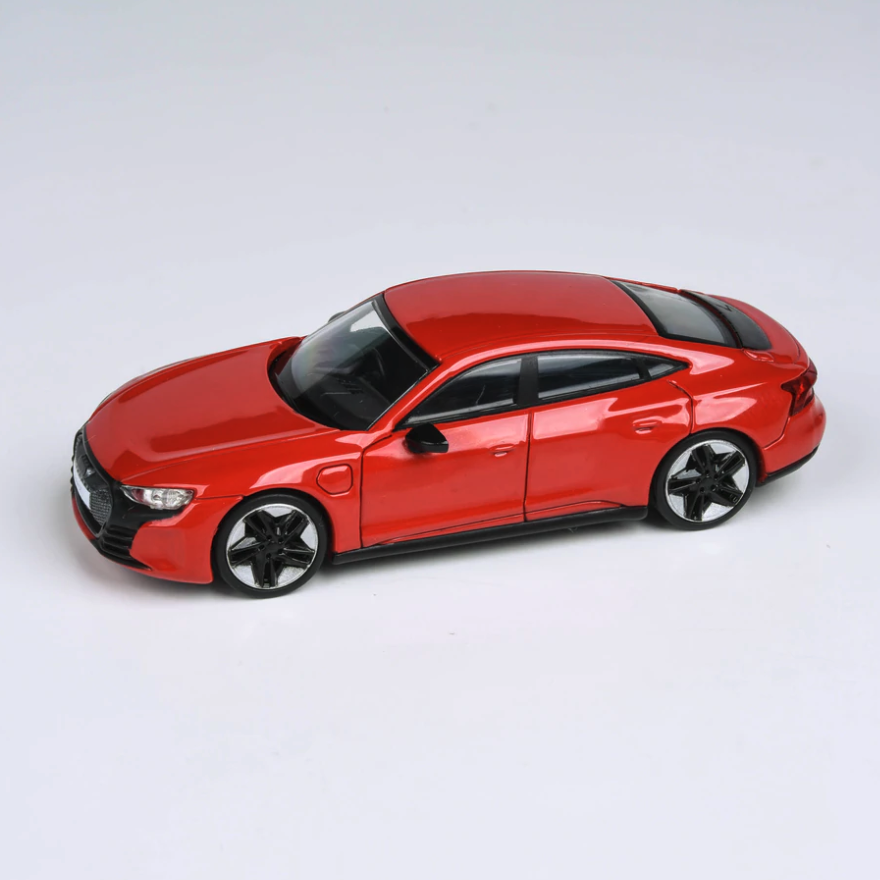 Skala 1/64 Audi E-tron GT, Tango röd från Para 64