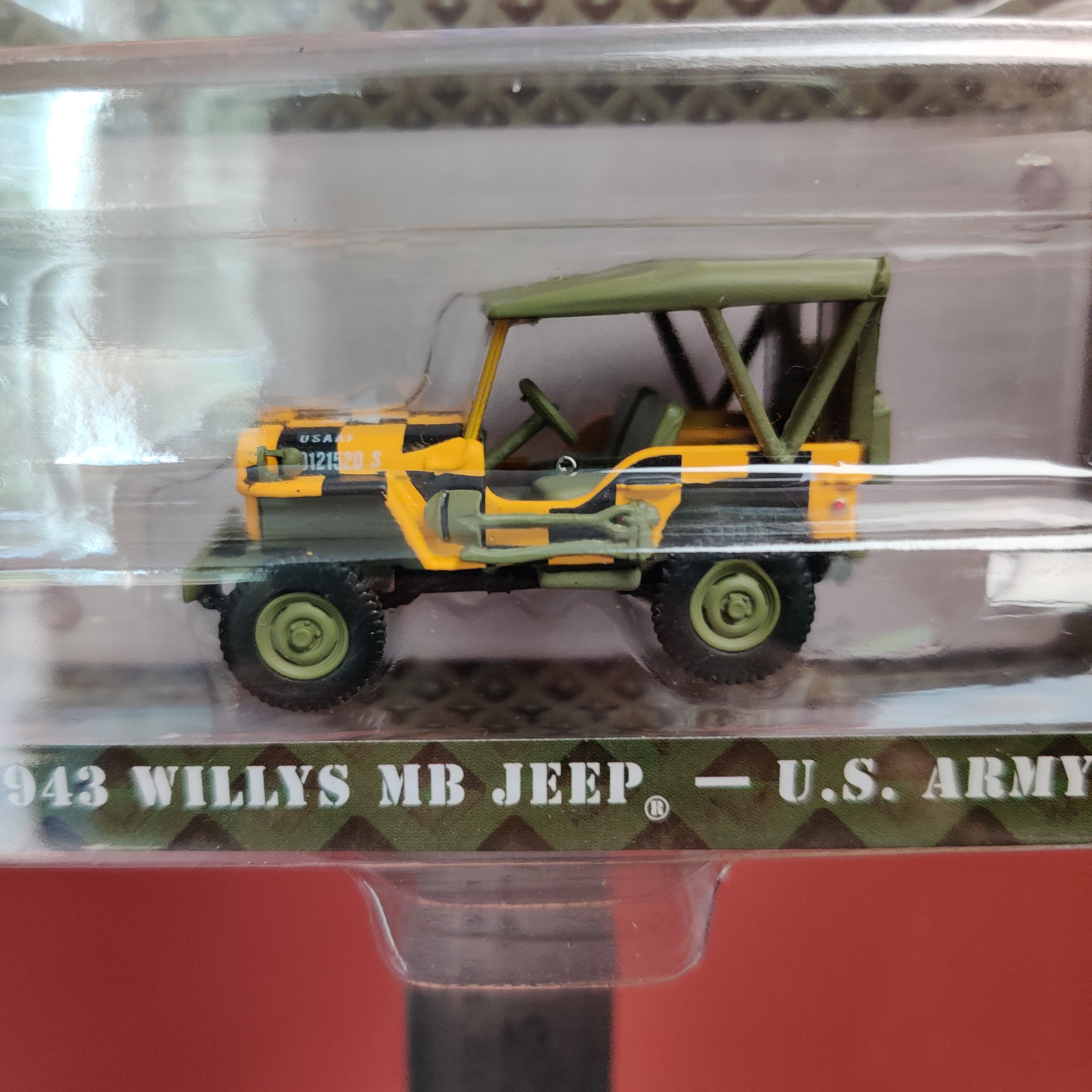 Skala 1/64 1943 Willys MB Jeep US Army "Battalion 64" från Greenlight