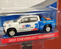 Skala 1/64 Chevrolet Silverado 21' "AMR Indycar Safety Team" från Greenlight Excl.