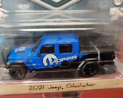 Skala 1/64 Jeep Gladiator 21' Ser 10 "Blue Collar Collection" från Greenlight