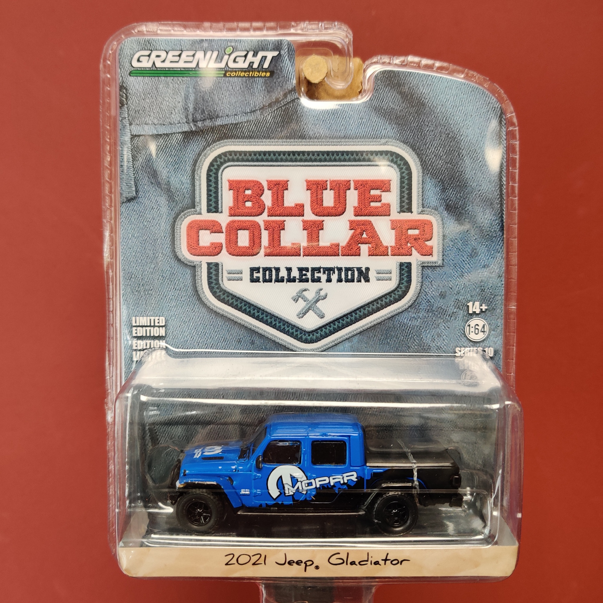 Skala 1/64 Jeep Gladiator 21' Ser 10 "Blue Collar Collection" från Greenlight