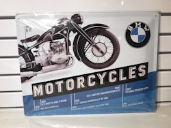 Plåtskylt ca 30 x 40 cm Motiv: BMW Motorcycles