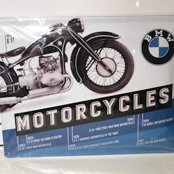 Plåtskylt ca 30 x 40 cm Motiv: BMW Motorcycles