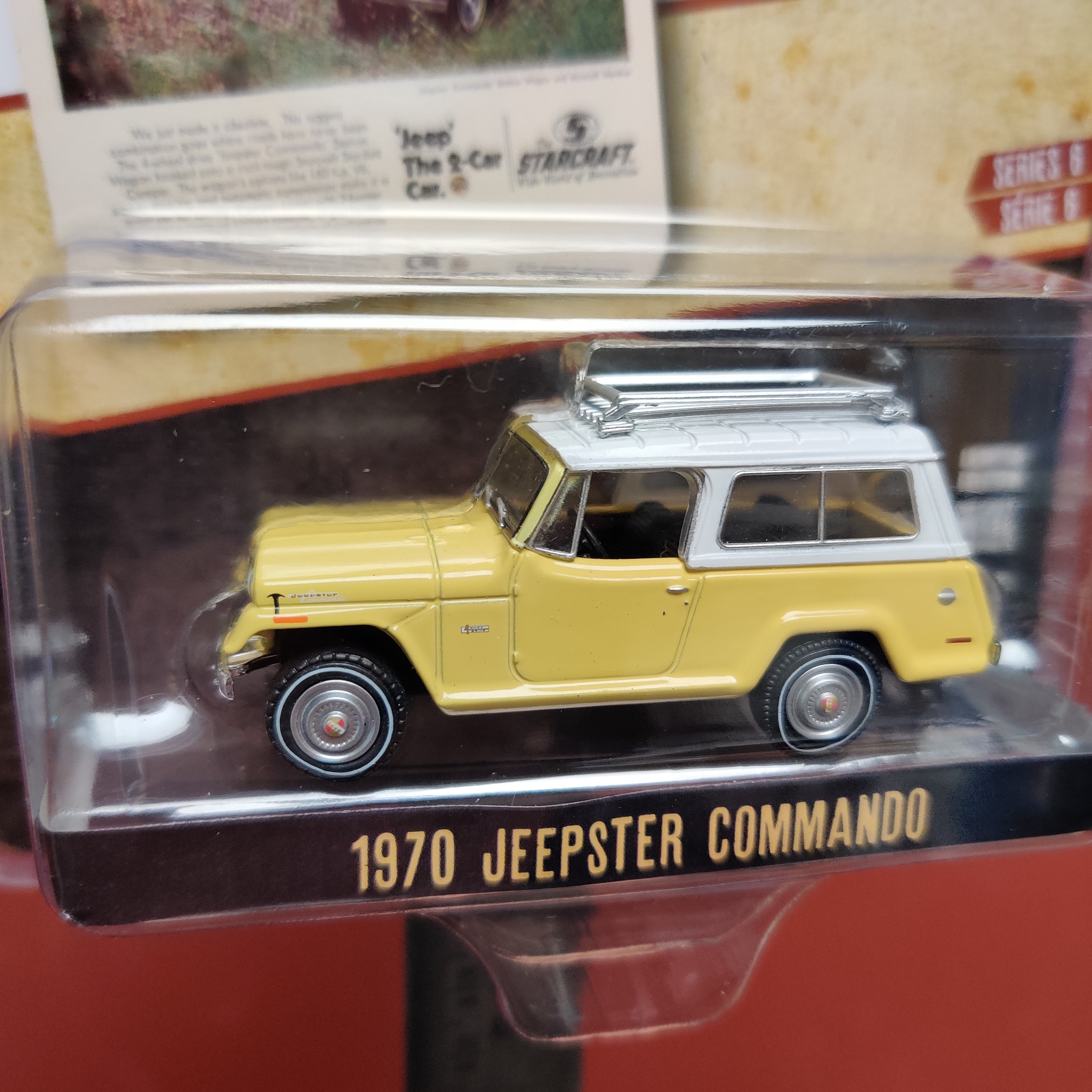 Skala 1/64 Jeepster Commando (1970) Ser.6 "Vintage AD Cars" från Greenlight