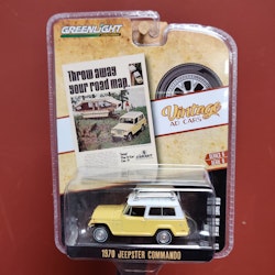 Skala 1/64 Jeepster Commando (1970) Ser.6 "Vintage AD Cars" från Greenlight