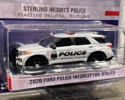 Skala 1/64 Ford Police Interceptor Utility 2020' "Hot Pursuit" från Greenlight