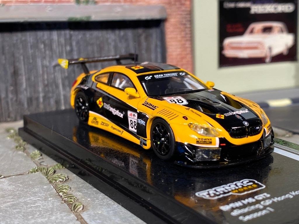 Skala 1/64 BMW M6 GT3 eRacing Grand Prix Hong Kong fr TARMAC works