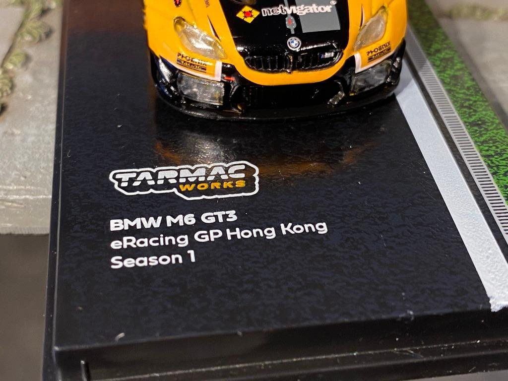 Skala 1/64 BMW M6 GT3 eRacing Grand Prix Hong Kong fr TARMAC works