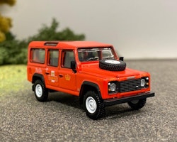 Skala 1/64 Land Rover Defender 110 "UK Royal Mail Post Bus", röd fr MINI GT