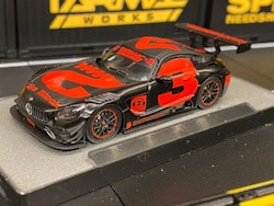 Skala 1/64 Mercedes-AMG GT3 #3 in red on black livery f TARMAC works