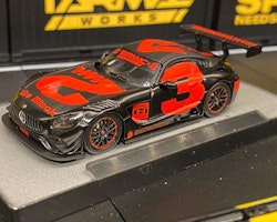 Skala 1/64 Mercedes-AMG GT3 #3 in red on black livery f TARMAC works