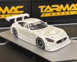 Skala 1/64 Mercedes-AMG GT3 special white color livery m Förare fr TARMAC works