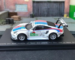Skala 1/64 Porsche 911 RSR GT-Team Pro-class Le Mans 24H 2019 fr Sparky (SPARK)