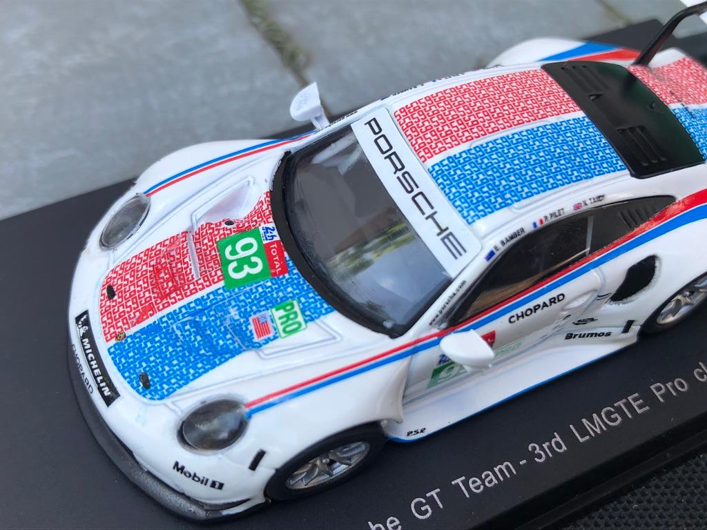 Skala 1/64 Porsche 911 RSR GT-Team Pro-class Le Mans 24H 2019 fr Sparky (SPARK)