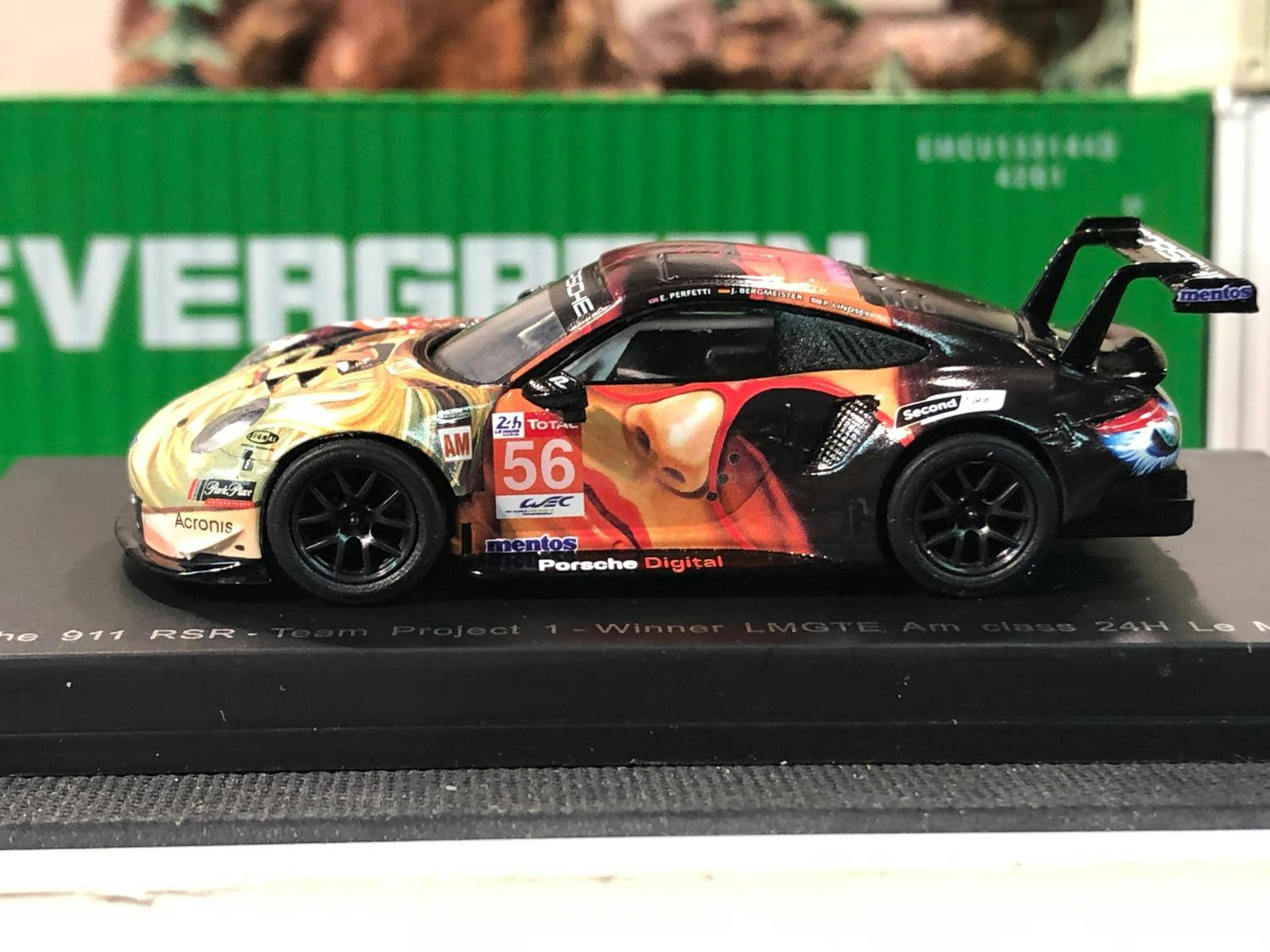 Skala 1/64 Porsche 911 RSR Team Project 1 - Le Mans 24H 2019 fr Sparky (SPARK)