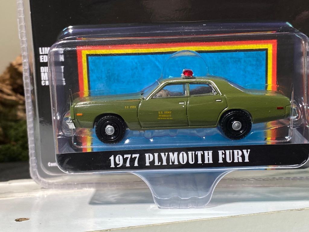 Skala 1/64 The A-Team Plymouth Fury 77' "US Army" fr Greenlight Hollywood