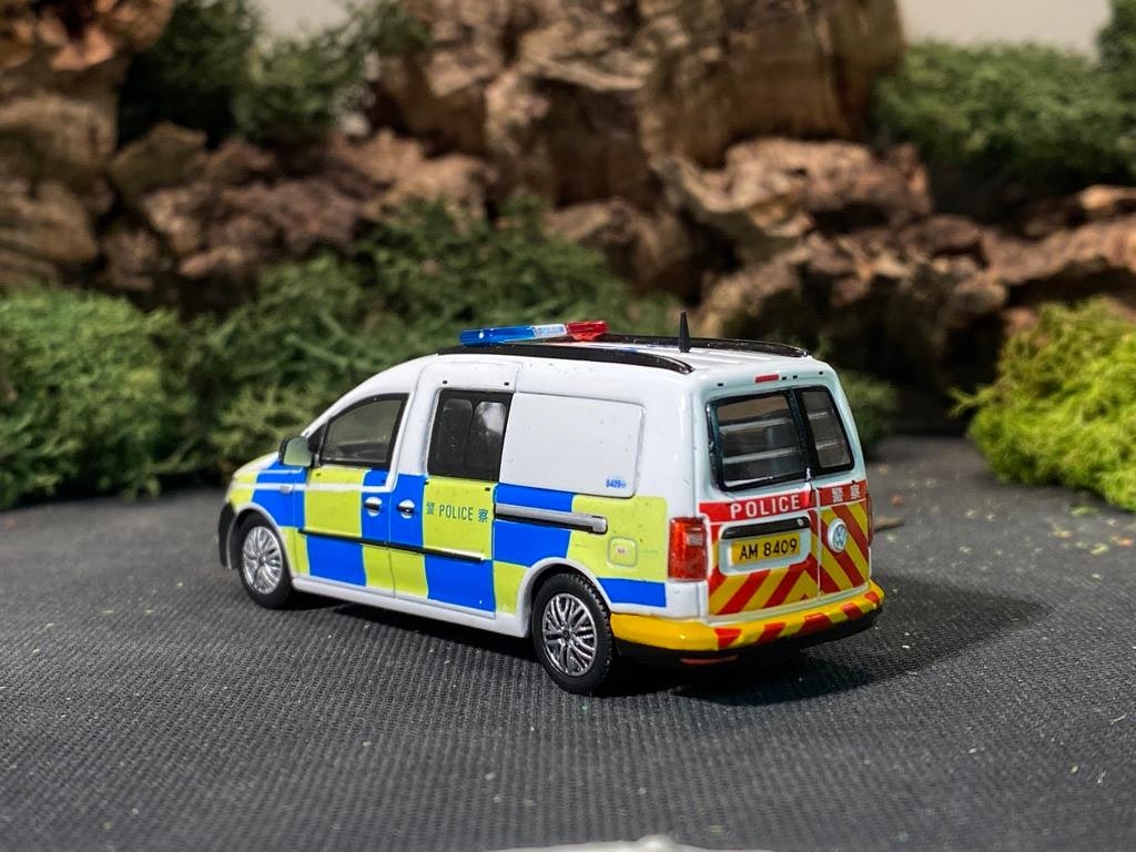 Skala 1/64 Volkswagen Caddy Maxi Police Car "HK Police" från ERA CAR #18