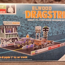 Skala 1/64: Elwood Dragstrip Diorama kit - fin byggsats fr. Sjo-cal
