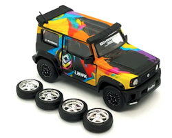 Skala 1/64 Suzuki Jimny "Liberty Walk" LBWK - DM Diecast Masters BM Creations