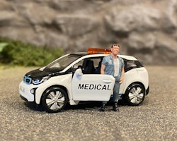 Skala 1/64 BMW i3 Medical Car fr Tiny Toys