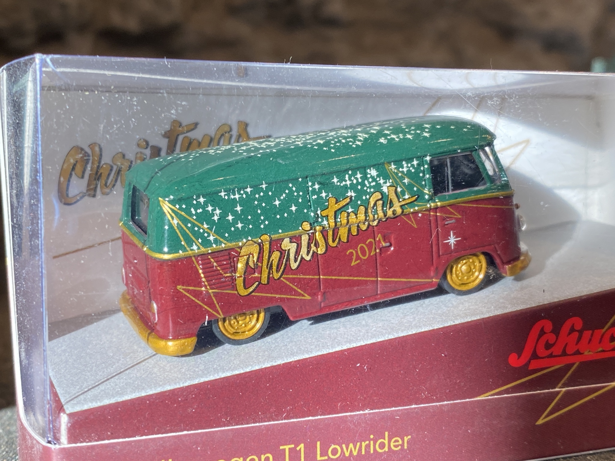 Schuco VW Volkswagen T1 Bus Lowrider Christmas 2021 1:64 Neu,OVP 