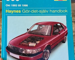 Haynes Reparationshandbok / Instruktionsbok SAAB 900 93-98, bra skick på svenska