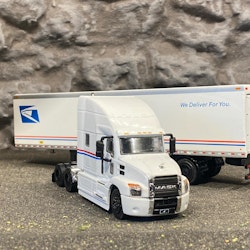 Skala 1/64 Mack Anthem 19' Lastbil "United States Postal Service" fr Greenlight