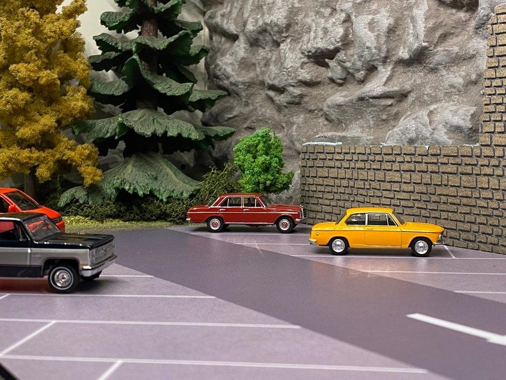 Skala 1/64: Parkeringsplats mjuk platta / Parking Lot Pad 40 x 25 cm fr Mini GT