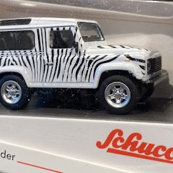 Skala 1/64 Land Rover Defender, från Schuco