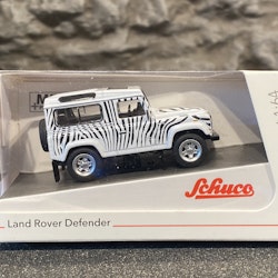 Skala 1/64 Land Rover Defender, från Schuco