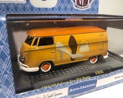 Skala 1/64 1960 Volkswagen T1 VW Delivery Van USA Model från M2 Machines