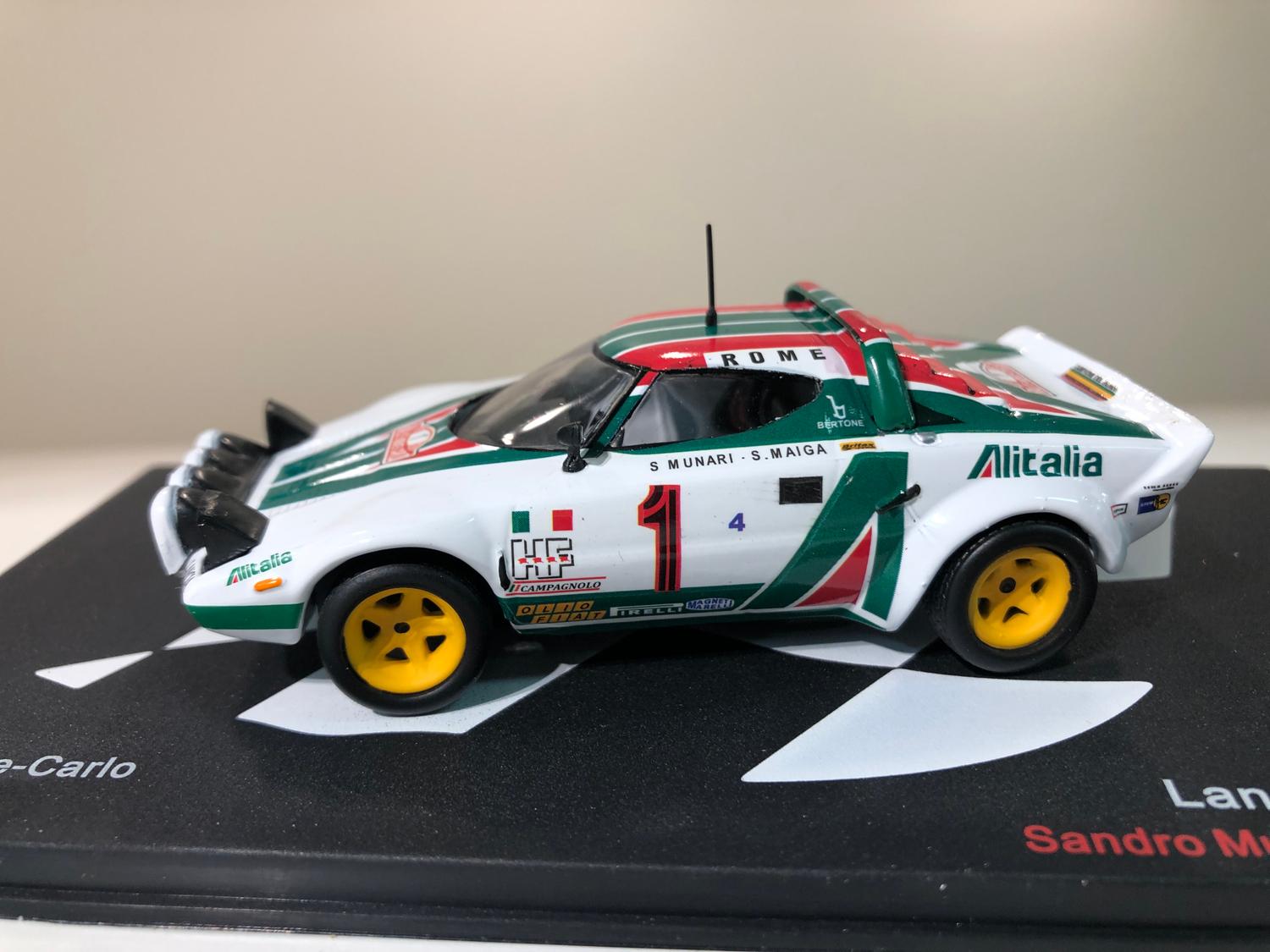 Skala 1/43 Lancia Stratos HF Rallye Monte-Carlo - 77
