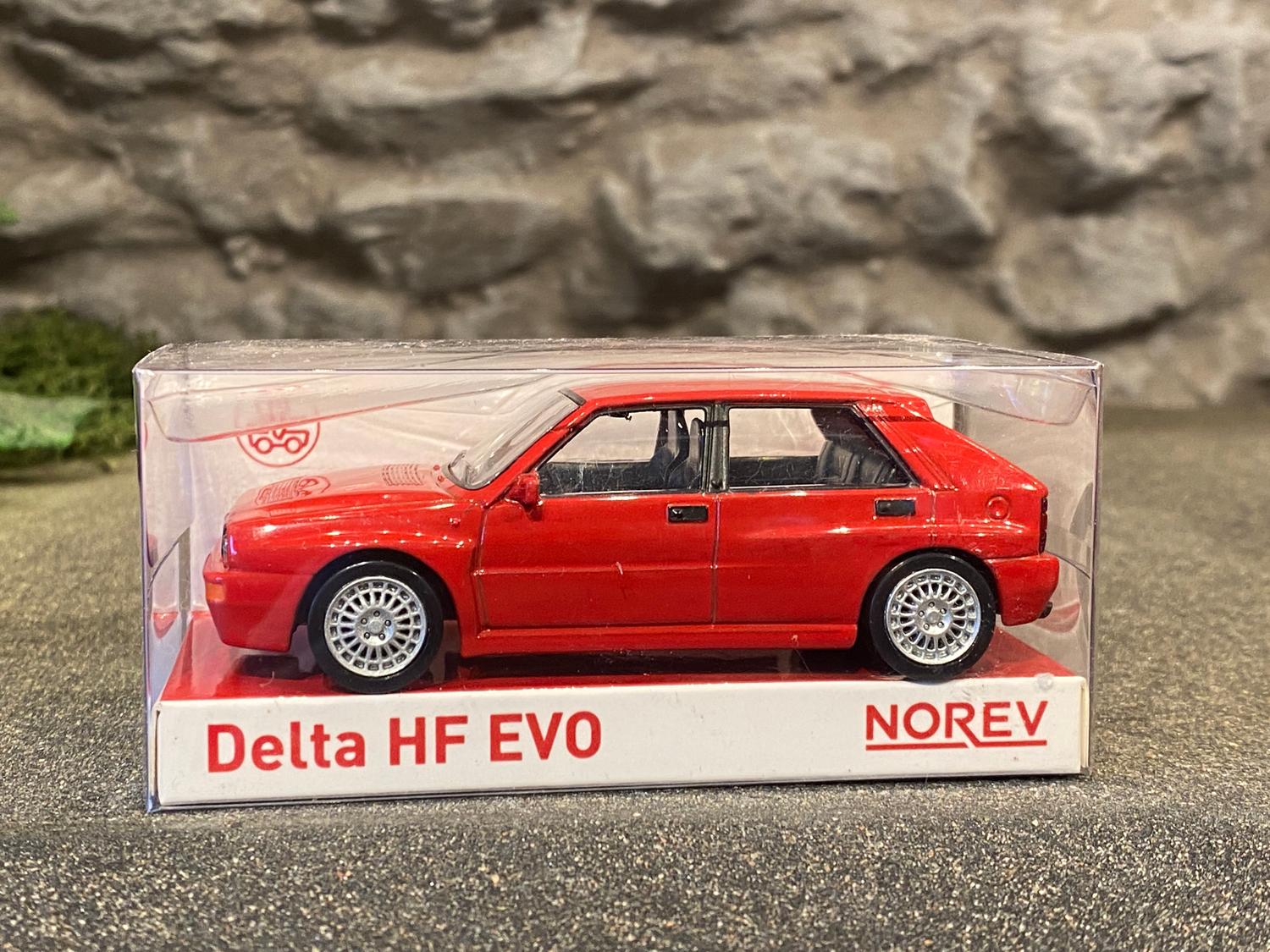 Skala 1/43: Lancia Delta HF EVO, från NOREV