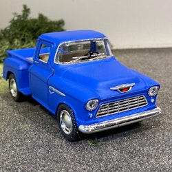 Skala 1/32 Chevy Stepside Pick Up 55' Blå, fr Kinsmart