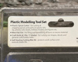 Plastmodellering verktygsset för byggmodeller från Modelcraft