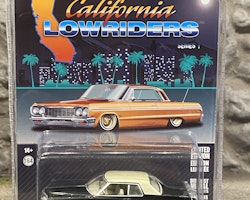 Skala 1/64 Cadillac Coupe DeVille 73' "California LowRiders" svart från Greenlight
