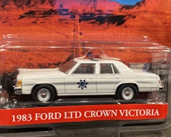 Skala 1/64 Ford Ltd Crown Victoria 83' Sheriff "Thelma & Louise" fr Greenlight